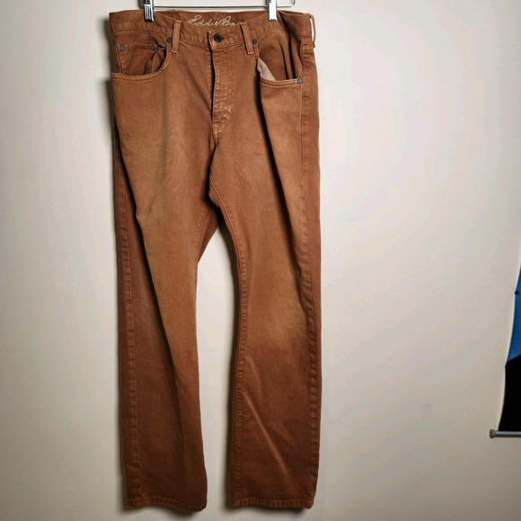 Eddie Bauer Other - Eddie Bauer Men Vintage Jeans 33x34 Actual 33x32.5 Brown Cotton Denim Straight